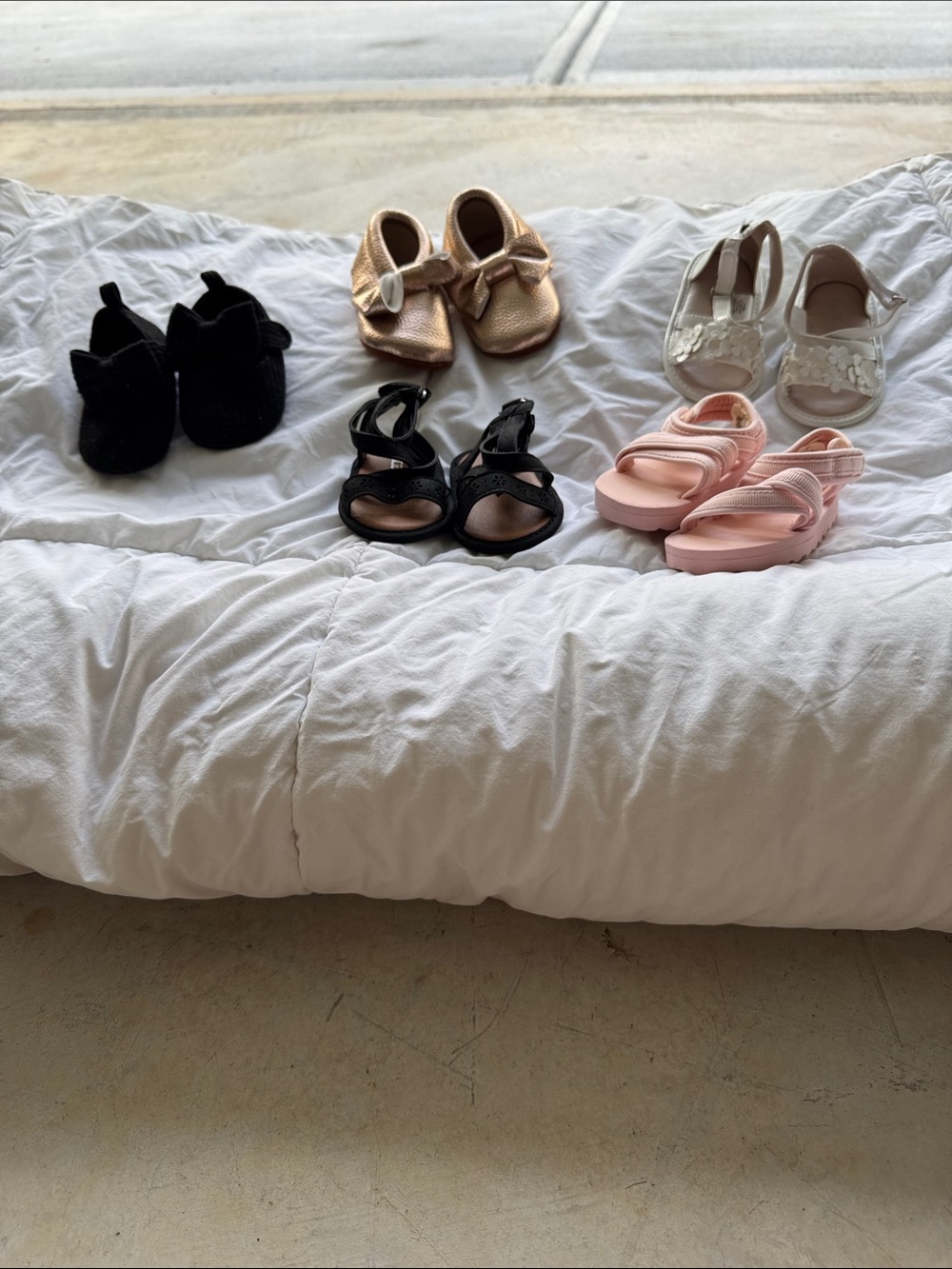 3-6 Month Girls Shoe Bundle
